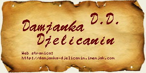 Damjanka Đelićanin vizit kartica